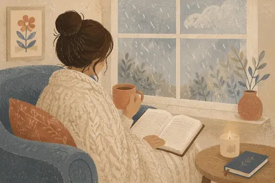 Cozy Morning Bible Quiet Time