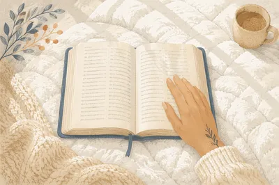 Cozy Morning Bible Quiet Time
