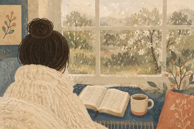 Cozy Morning Bible Quiet Time