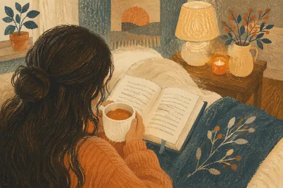 Cozy Morning Bible Quiet Time