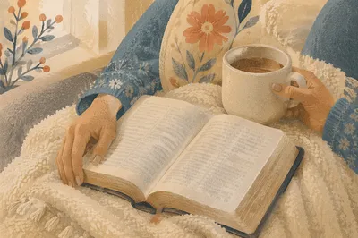 Cozy Morning Bible Quiet Time