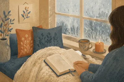 Cozy Morning Bible Quiet Time