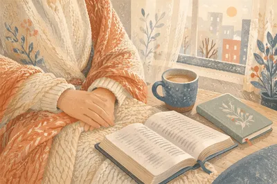 Cozy Morning Bible Quiet Time