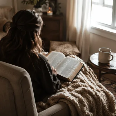 Cozy Morning Bible Quiet Time