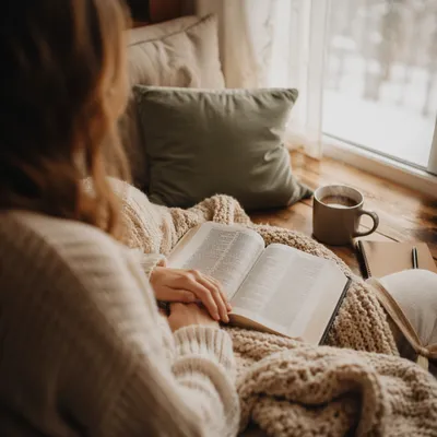 Cozy Morning Bible Quiet Time
