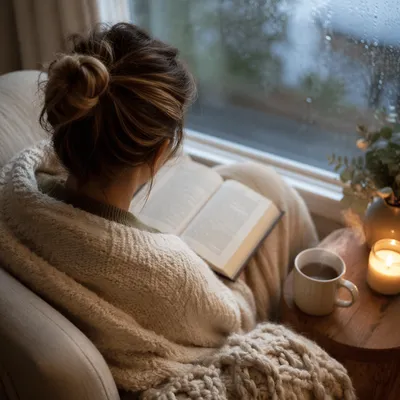 Cozy Morning Bible Quiet Time
