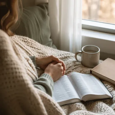 Cozy Morning Bible Quiet Time