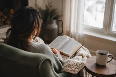 Cozy Morning Quiet Time with Bible