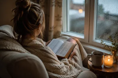 Cozy Morning Bible Quiet Time