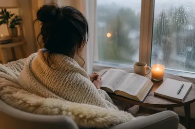 Cozy Morning Bible Quiet Time