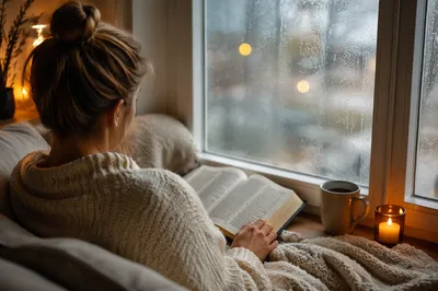 Cozy Rainy Morning Bible Quiet Time