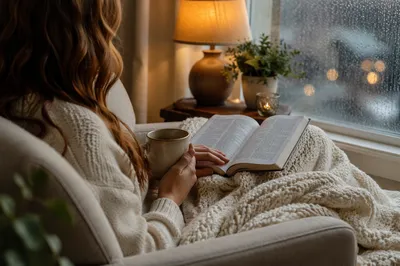 Cozy Morning Bible Quiet Time