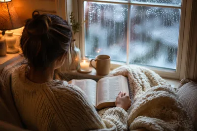 Cozy Morning Bible Quiet Time