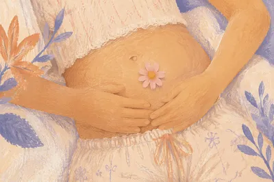 Gentle Heart Hands on Abdomen