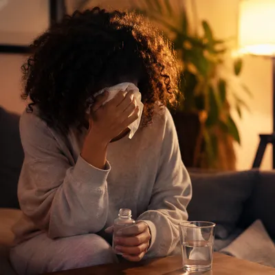 Comforting Tears in a Quiet Evening