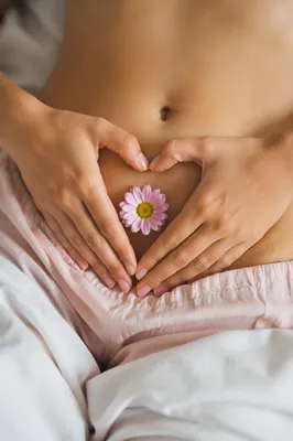 Gentle Hands Heart Over Abdomen