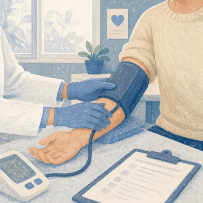 Routine Blood Pressure Check in Clinic