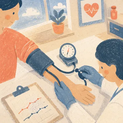 Routine Blood Pressure Check in Clinic