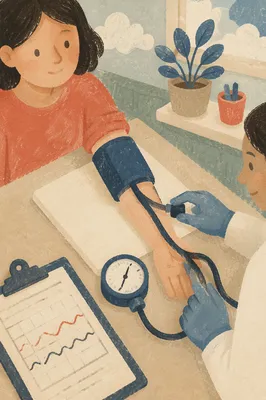 Routine Blood Pressure Check in Clinic