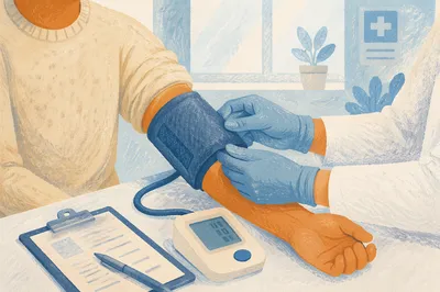 Routine Blood Pressure Check in Clinic