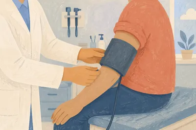 Routine Blood Pressure Check in Clinic