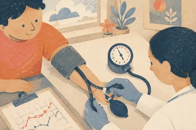 Routine Blood Pressure Check in Clinic