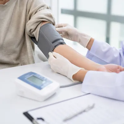 Routine Blood Pressure Check in Clinic