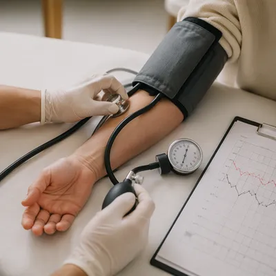 Routine Blood Pressure Check in Clinic