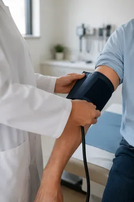 Routine Blood Pressure Check in Clinic