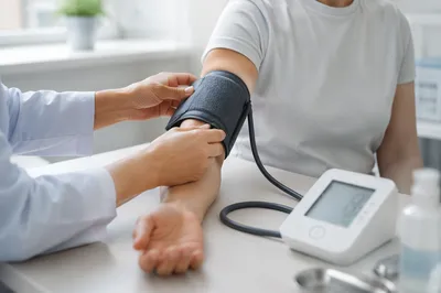 Calm Blood Pressure Check in Clinic