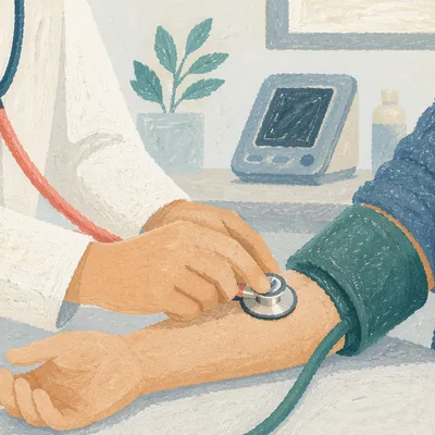 Routine Blood Pressure Check in Clinic