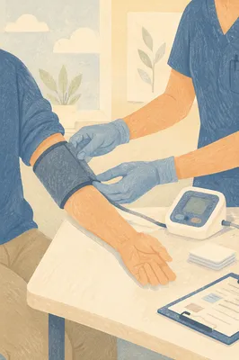 Routine Blood Pressure Check in Clinic