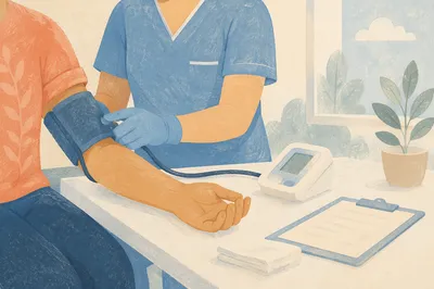 Routine Blood Pressure Check in Clinic