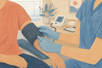 Gentle Blood Pressure Check in Clinic