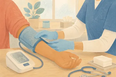 Routine Blood Pressure Check in Clinic