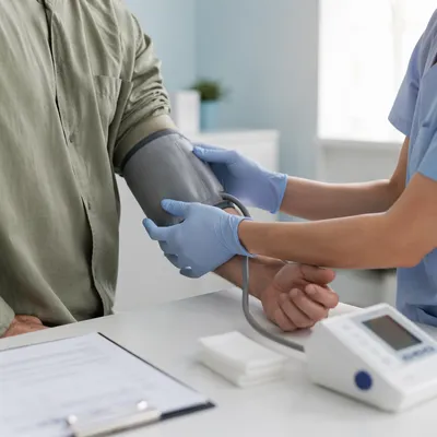 Routine Blood Pressure Check in Clinic