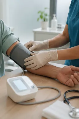Routine Blood Pressure Check in Clinic