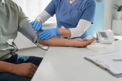 Routine Blood Pressure Check in Clinic