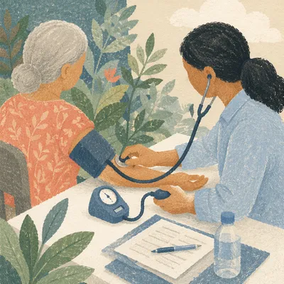 Garden Clinic Blood Pressure Health Check