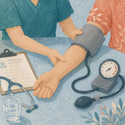 Calm Blood Pressure Health Check
