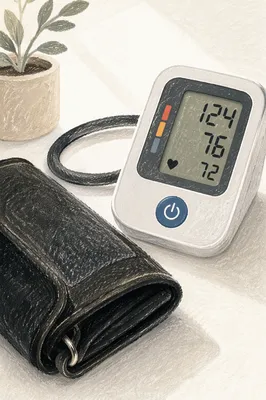 Digital Blood Pressure Monitor Health Check