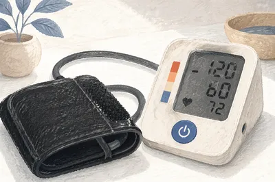 Digital Blood Pressure Monitor Health Check