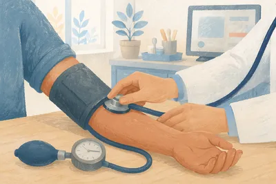Routine Blood Pressure Check in Clinic