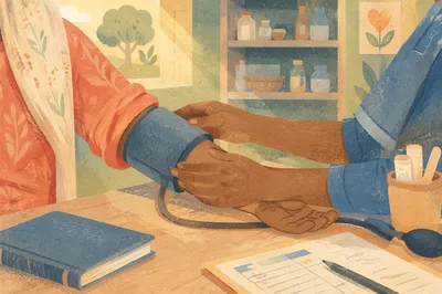 Gentle Blood Pressure Check in Community Clinic