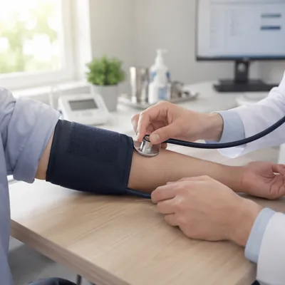 Routine Blood Pressure Check in Clinic