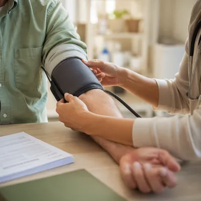 Gentle Blood Pressure Check in Community Clinic
