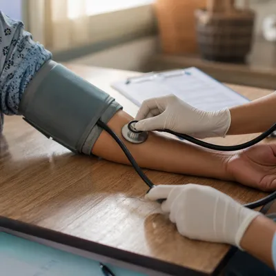Compassionate Blood Pressure Check in Clinic