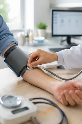Routine Blood Pressure Check in Clinic