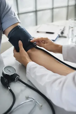 Routine Blood Pressure Check in Clinic