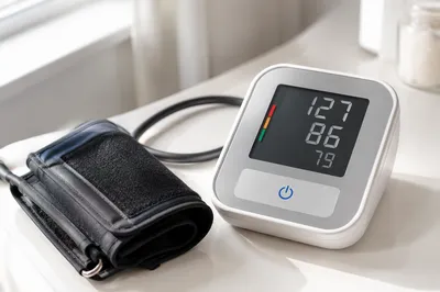 Digital Blood Pressure Monitor Health Check